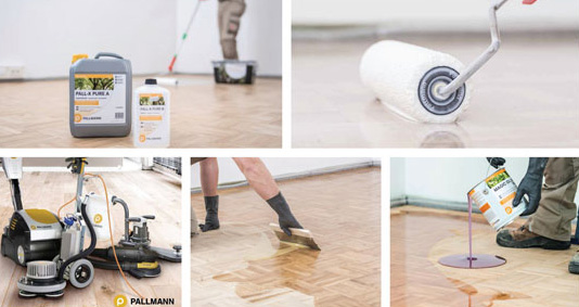 Floortek Srl presenta nuevos insumos para el parquetista, el pulidor y