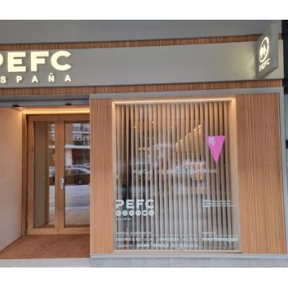 PEFC Espanha inaugurou showroom de constru��o e design com madeira certificada em Madrid que mostra sustentabilidade