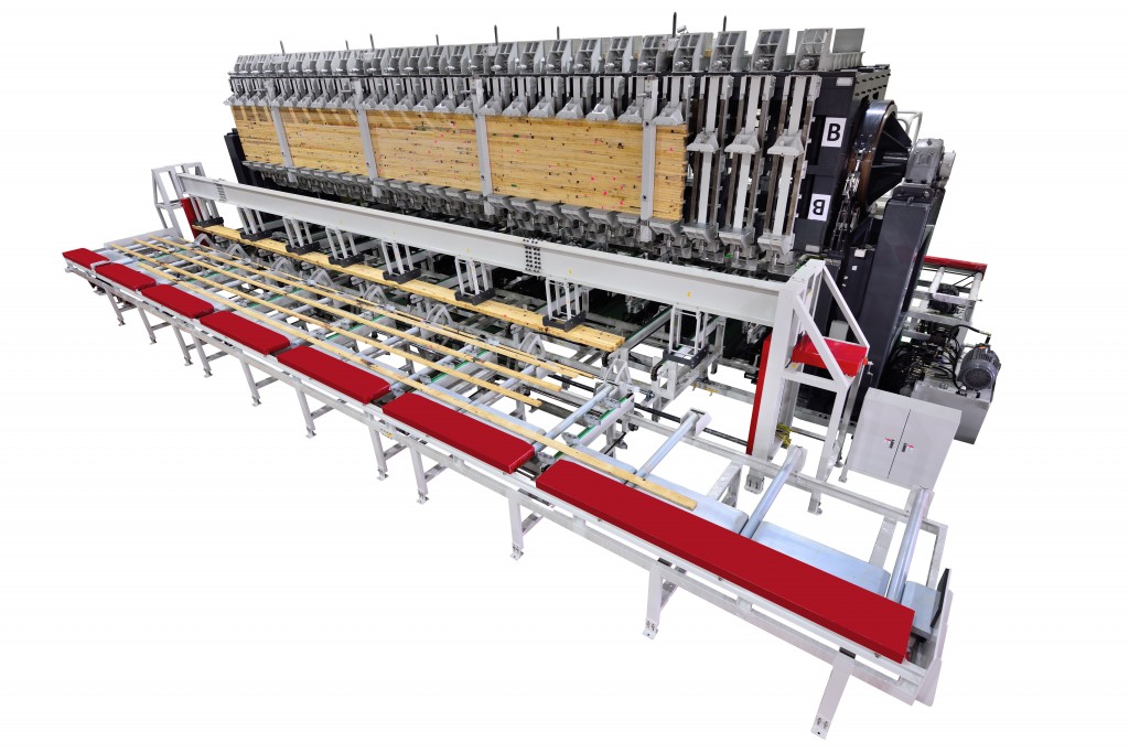 Automa��o para madeira estrutural: finger joint e prensamento glulam