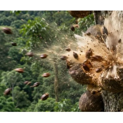El �rbol de Am�rica del Sur que lanza sus semillas a 100 metros en una explosi�n audible a varios metros