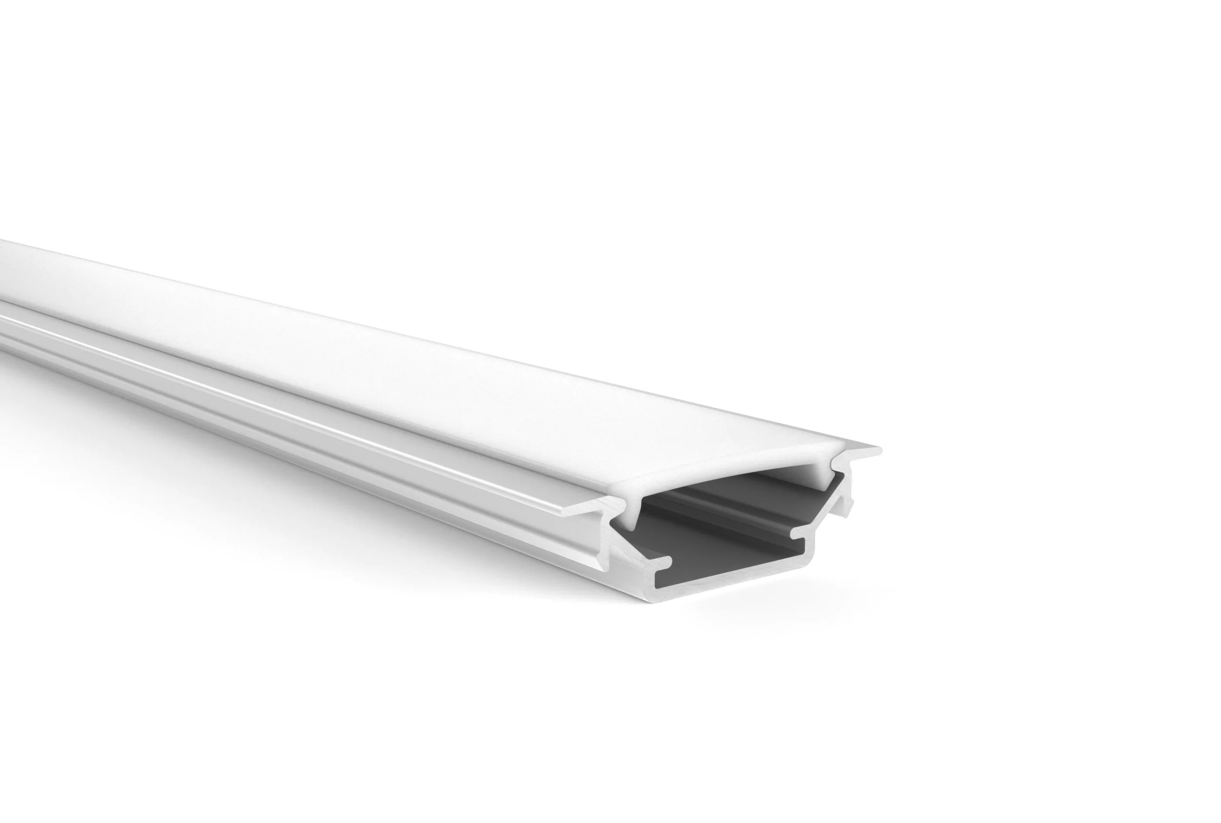 Luz integrada sem ruido visual: perfil LED embutido como componente tecnico