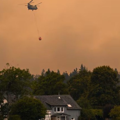 Incendios forestales en Europa: B�lgica se enfrenta a un incendio sin precedentes mientras los fuegos forestales no dan tregua